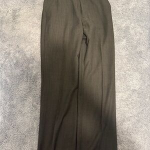 Banana Republic Men's Classic Fit Wool Blend Dress Slacks Pants Gray 33x34